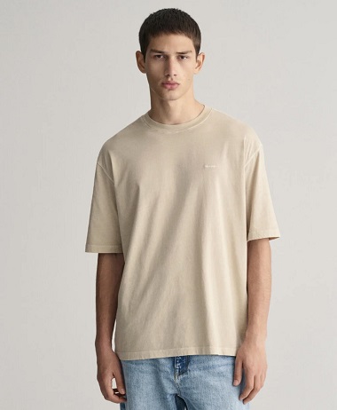 GANT Sunfaded SS T-Shirt Silky Beige